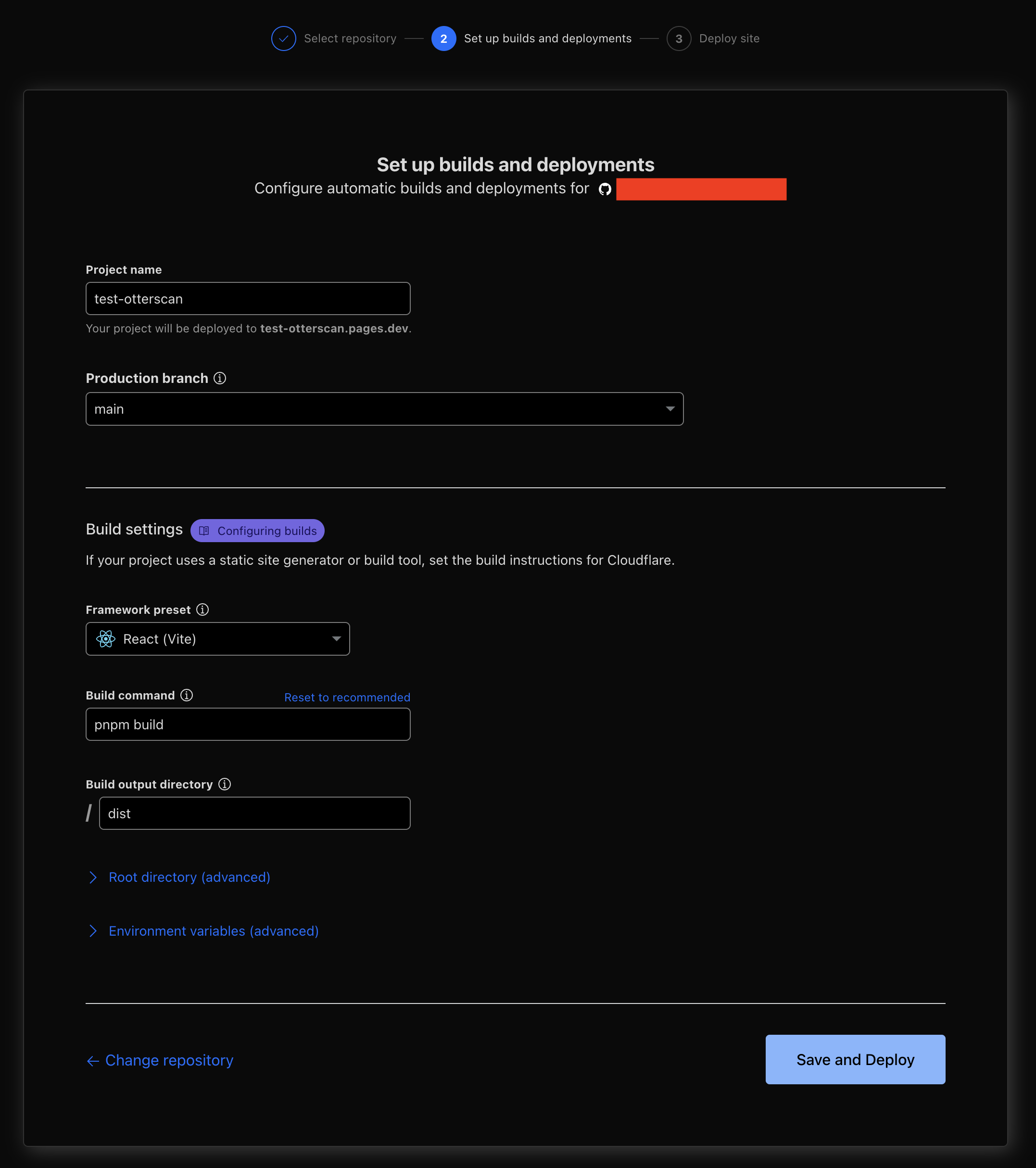 Setup GitHub deployment