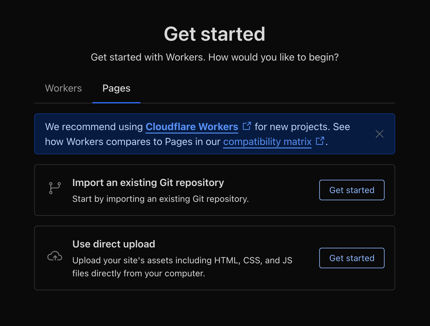 Import Git repository